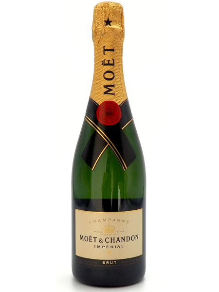 Champagne Moet & Chandon Imperial Brut Sparkling Wine Bottle