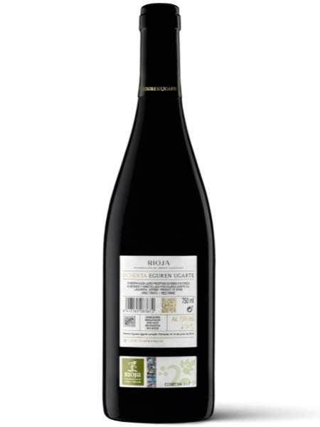 Ochenta 2017 Red Wine Back Bottle