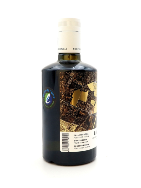 Neck of Extra Virgin Olive Oil Lacrima Olea Picual, Spain, EVOO