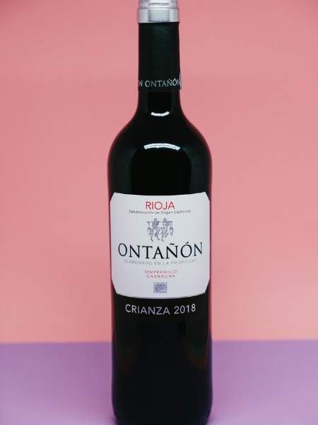 Full Bottle of Ontanon Crianza 2018 Red Wine 