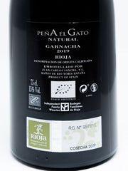 Rioja Peña el Gato Natural Garnacha Organic 2019