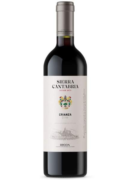 Bottle of Rioja Sierra Cantabria Crianza 2017 Red Wine