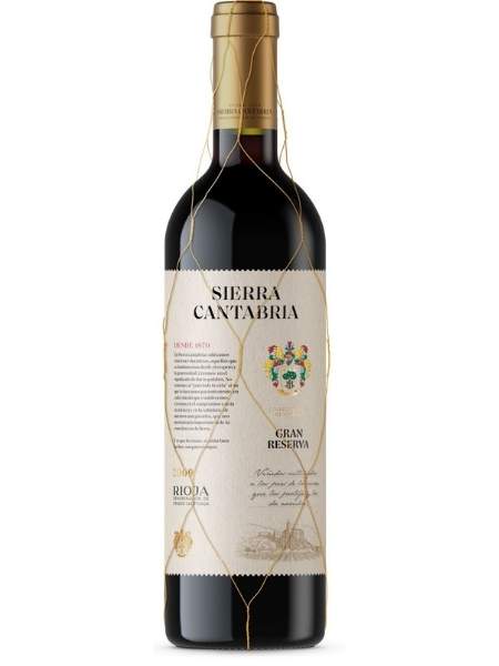 Bottle of Rioja Sierra Cantabria Gran Reserva 2010 Red Wine