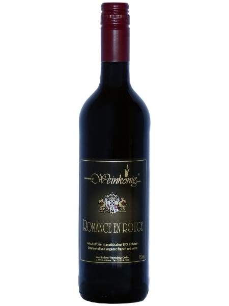 Bottle of Romance en Rouge Organic Red Wine 0.0%