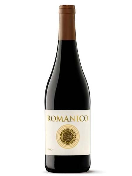 Bottle of Romanico 2019 Red Wine