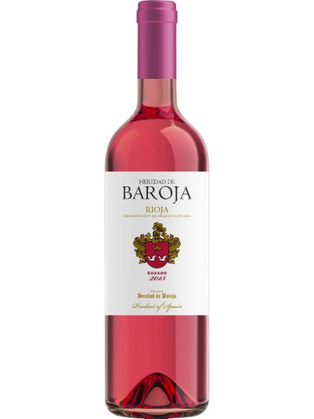 Bottle of Vino Rosado Heredad de Baroja Sin Crianza 2022