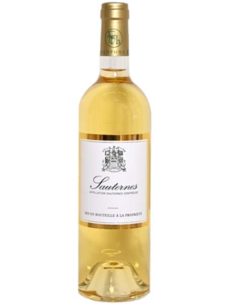 Bottle of Sauternes Blanc Organic 2019 White Wine