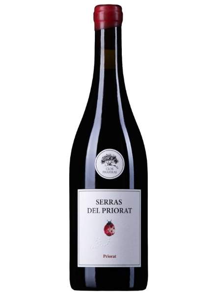 Bottle of Serras del Priorat 2019 Red Wine