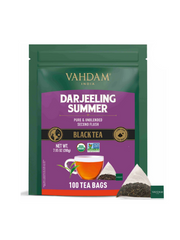 Ceai negru de vară Vahdam Darjeeling, 15 conturi