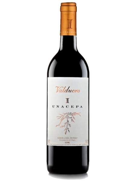 Bottle of Valduero Una Cepa 2016 Red Wine