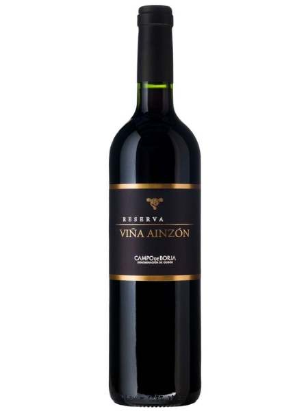 Bottle of Vina Ainzon Reserva 2017 Red Wine