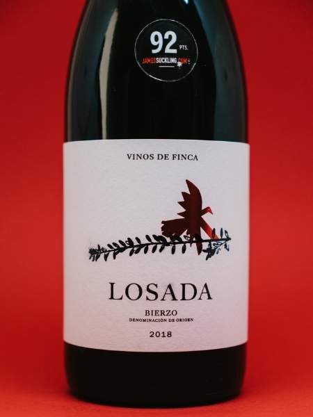 Front Label of Vinos de Finca Losada 2018