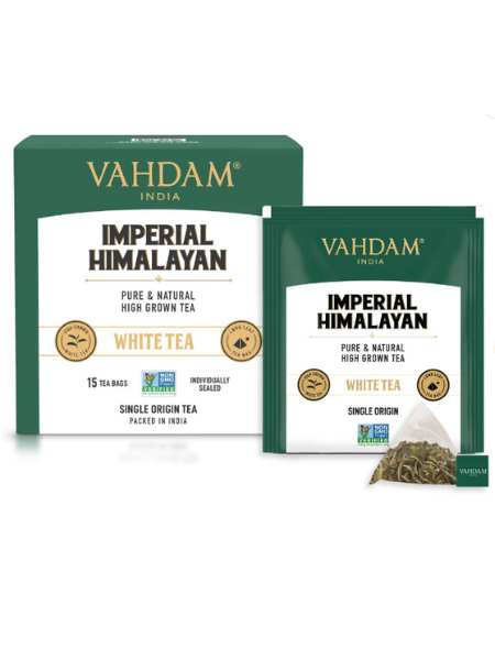 White Tea Imperial Himalayan Vahdam from India