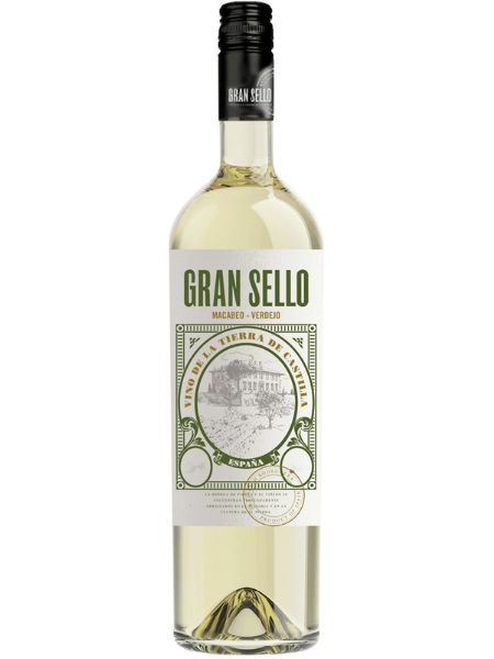 Vino Blanco Gran Sello Joven Macabeo Verdejo 2021 Bottle
