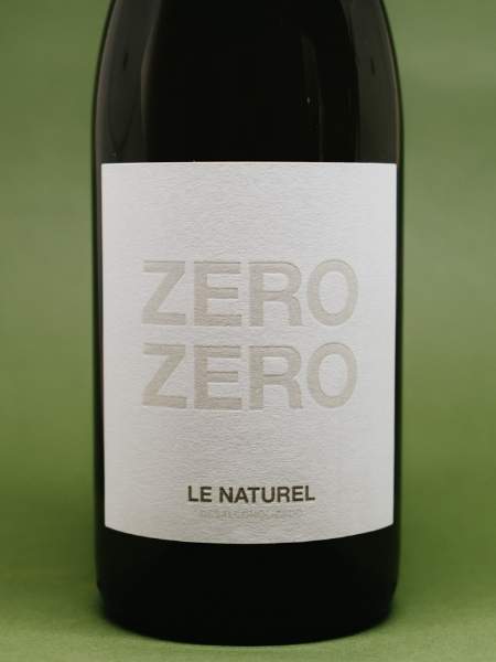 Front Label of Zero Zero Le Naturel