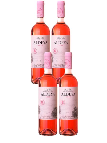Aldeya Organic Rosé 4 Bottle Wine Case