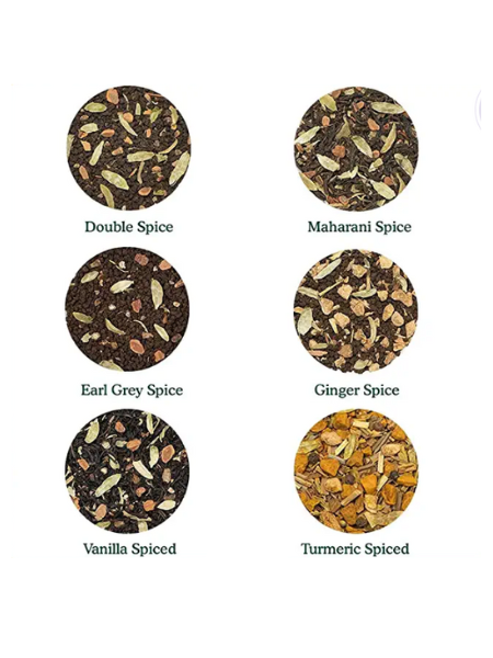 Chai Tea Set ingredients Vahdam from India