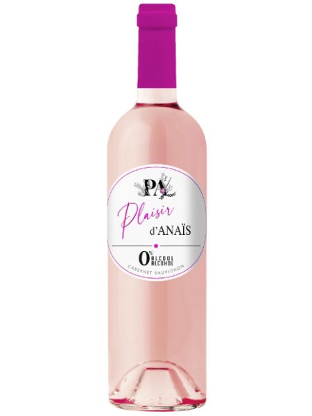 Plaisir d’Anaïs Rosé Wine Alcohol Free 0%