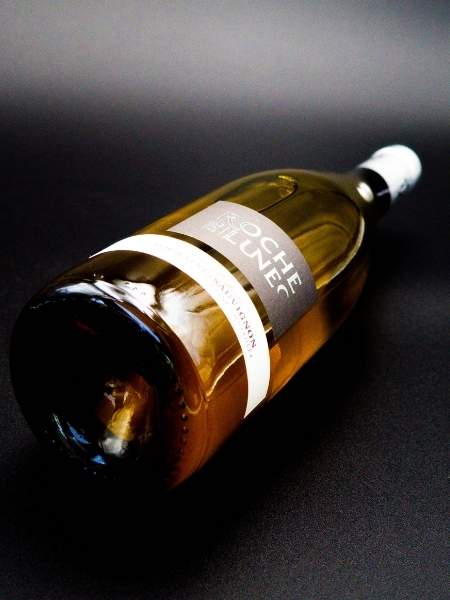 Side Bottle of Chateau Roche de Lune 2019 White Wine