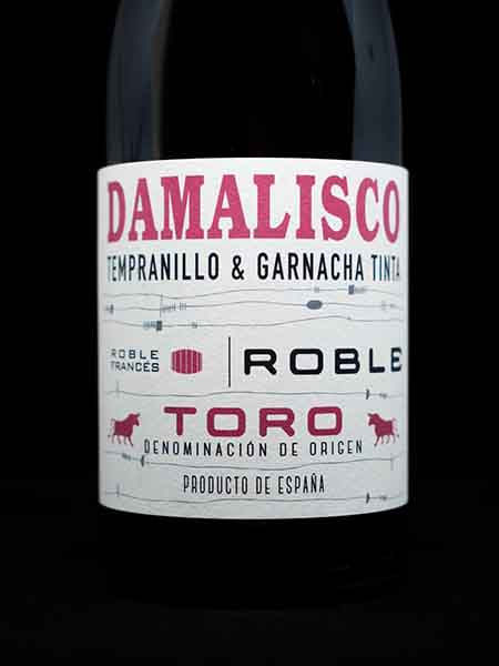 Damalisco 2020 DO Red Wine Toro Front Label