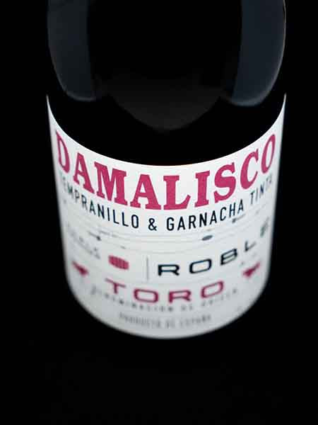 Damalisco 2020 DO Red Wine Toro Front Label Details
