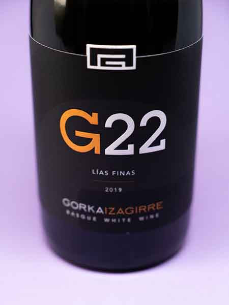 Front Label of G22 2019 White Wine