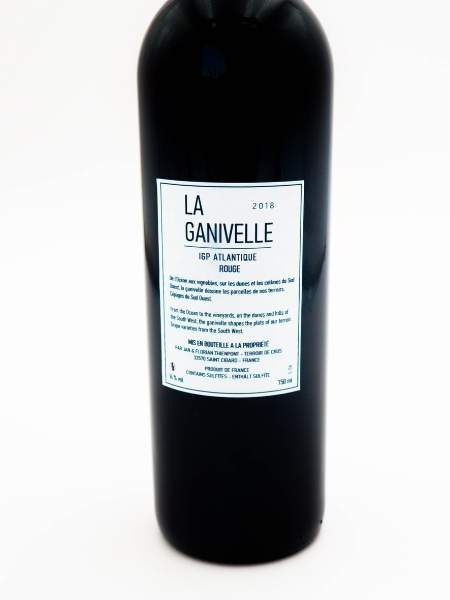 Back Label of La Gavinelle Rouge With Informations