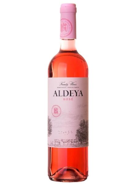 Bottle of Aldeya Organic 2019 Rose Wine